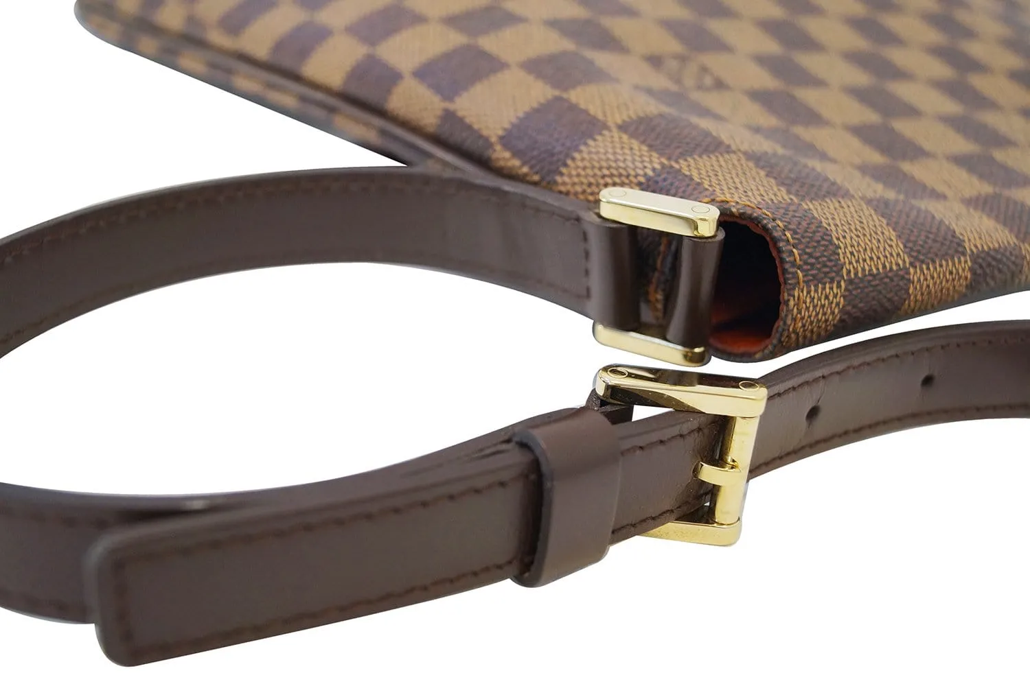 LOUIS VUITTON Damier Ebene Musette Salsa GM Crossbody Bag