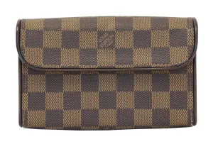 LOUIS VUITTON Damier Ebene Pochette Florentine Waist Bag