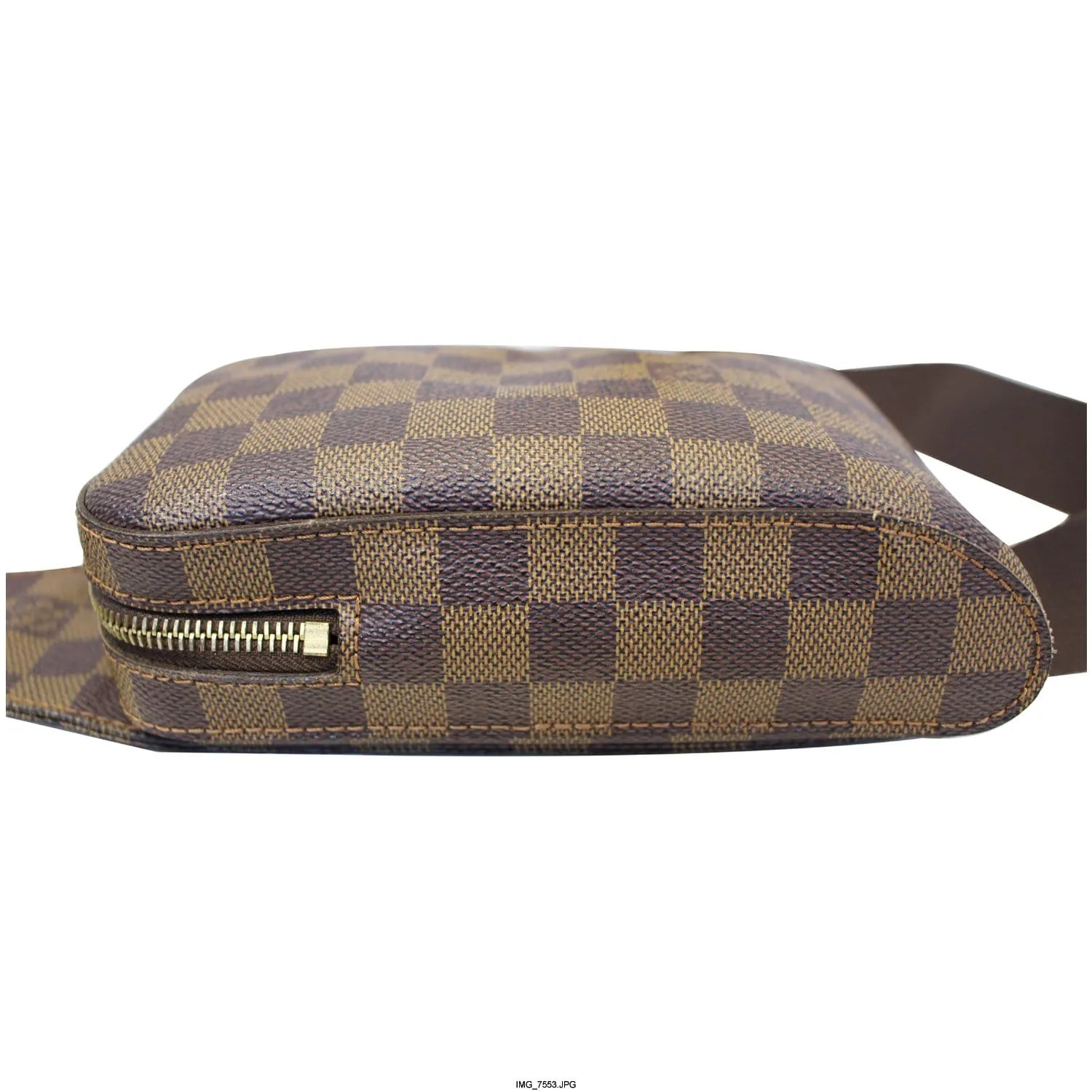 LOUIS VUITTON Geronimos Damier Ebene Hip Bag Brown