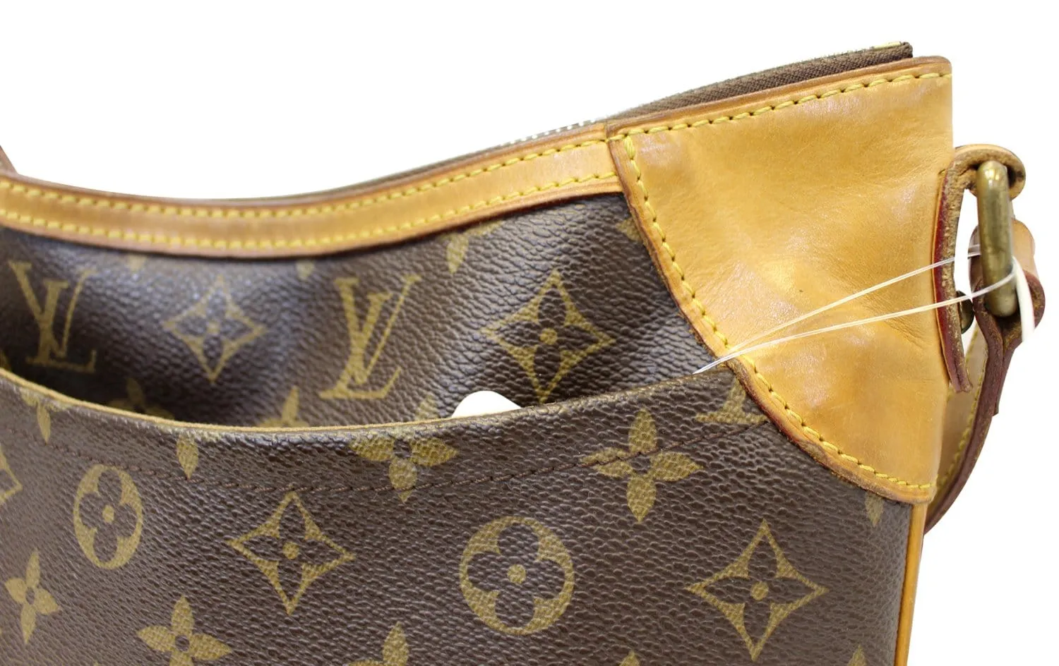 LOUIS VUITTON Monogram Brown Odeon MM Shoulder Crossbody Bag