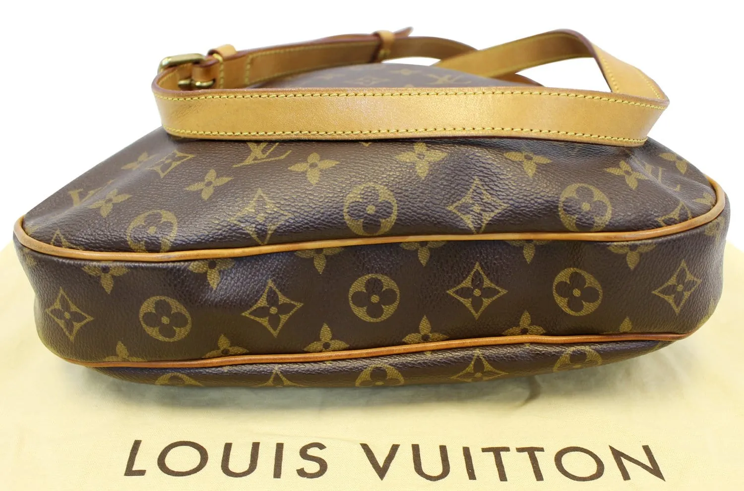 LOUIS VUITTON Monogram Brown Odeon MM Shoulder Crossbody Bag