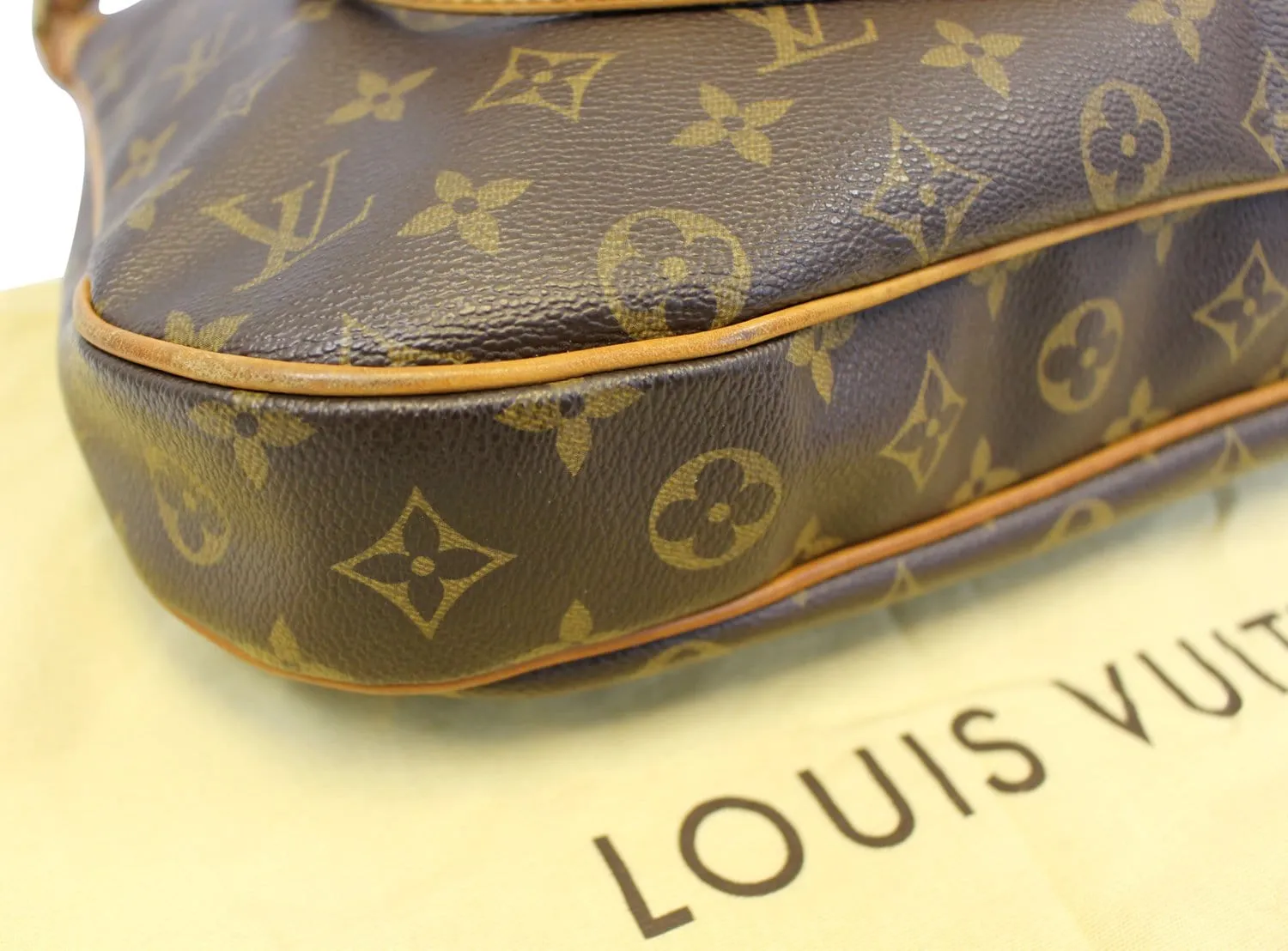 LOUIS VUITTON Monogram Brown Odeon MM Shoulder Crossbody Bag