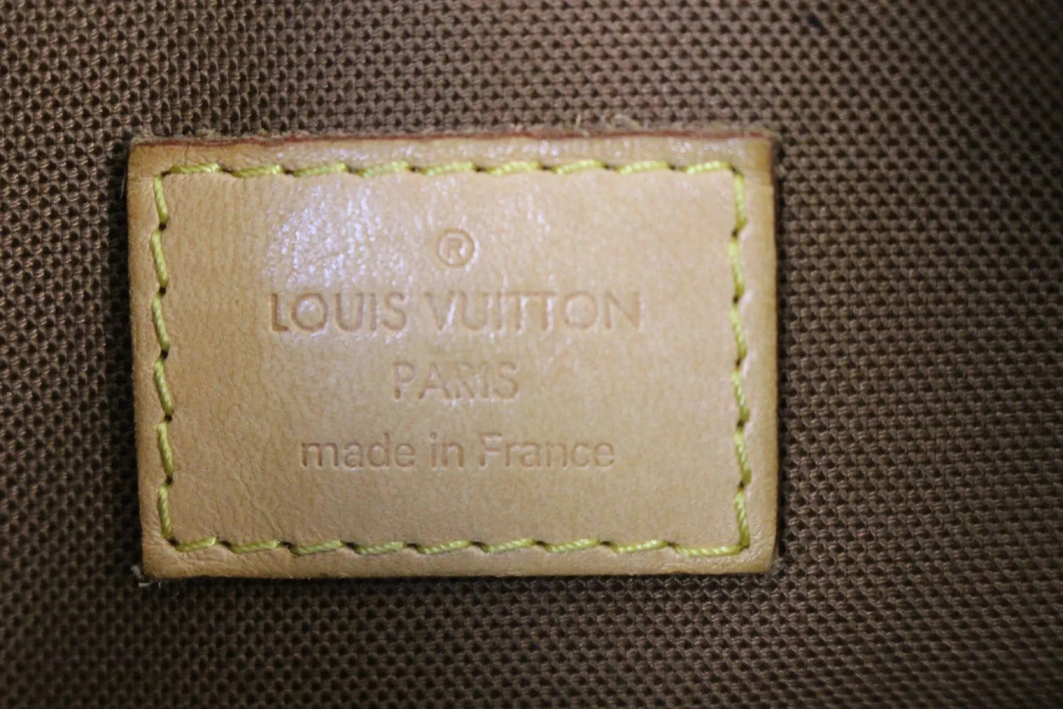 LOUIS VUITTON Monogram Canvas Brown Odeon MM Crossbody Bag
