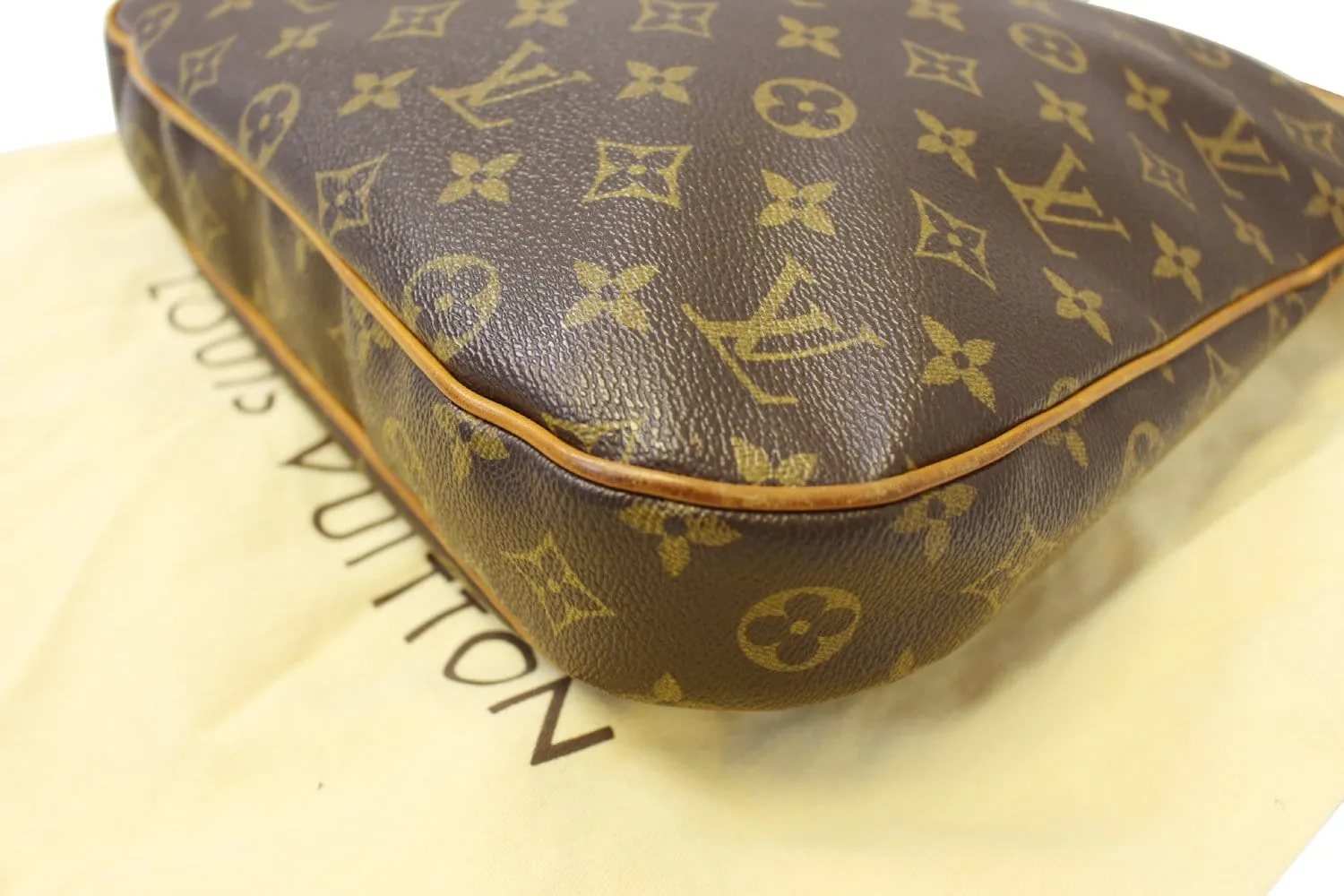 LOUIS VUITTON Monogram Canvas Brown Odeon MM Crossbody Bag