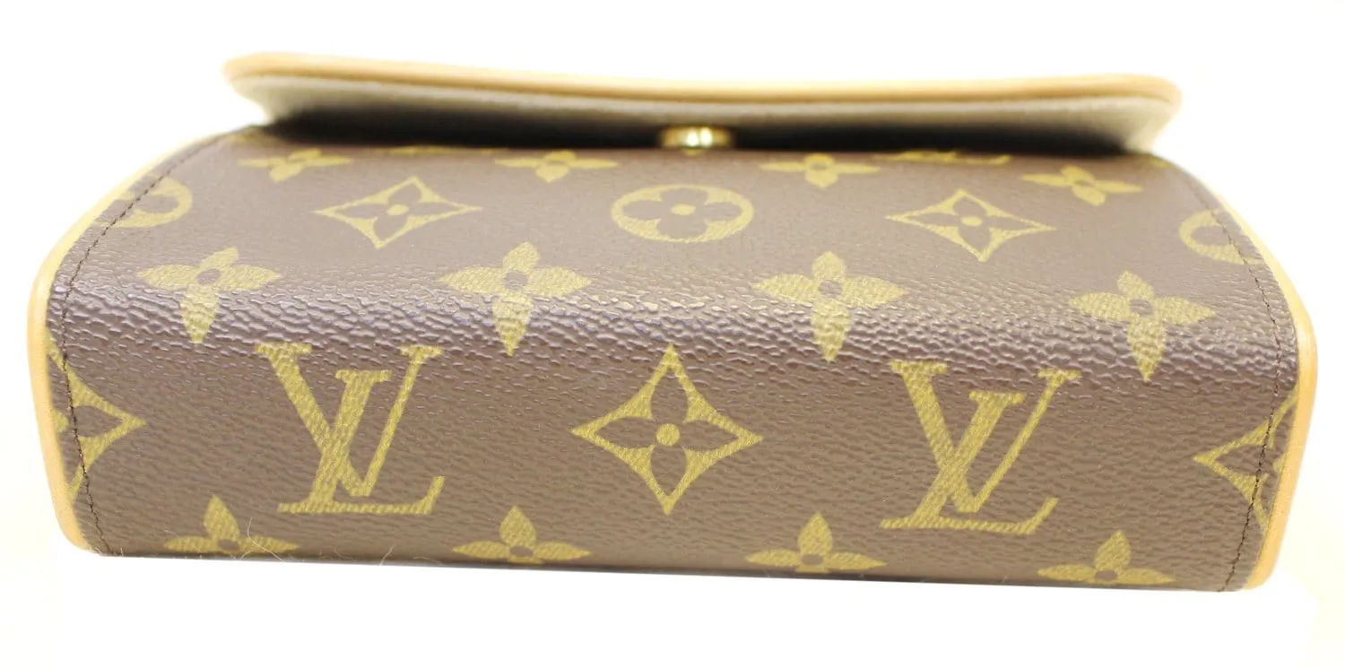 LOUIS VUITTON Monogram Canvas Pochette Florentine Waist Bag