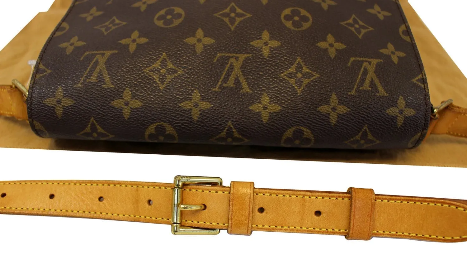 LOUIS VUITTON Musette Salsa GM Monogram Crossbody Shoulder Bag