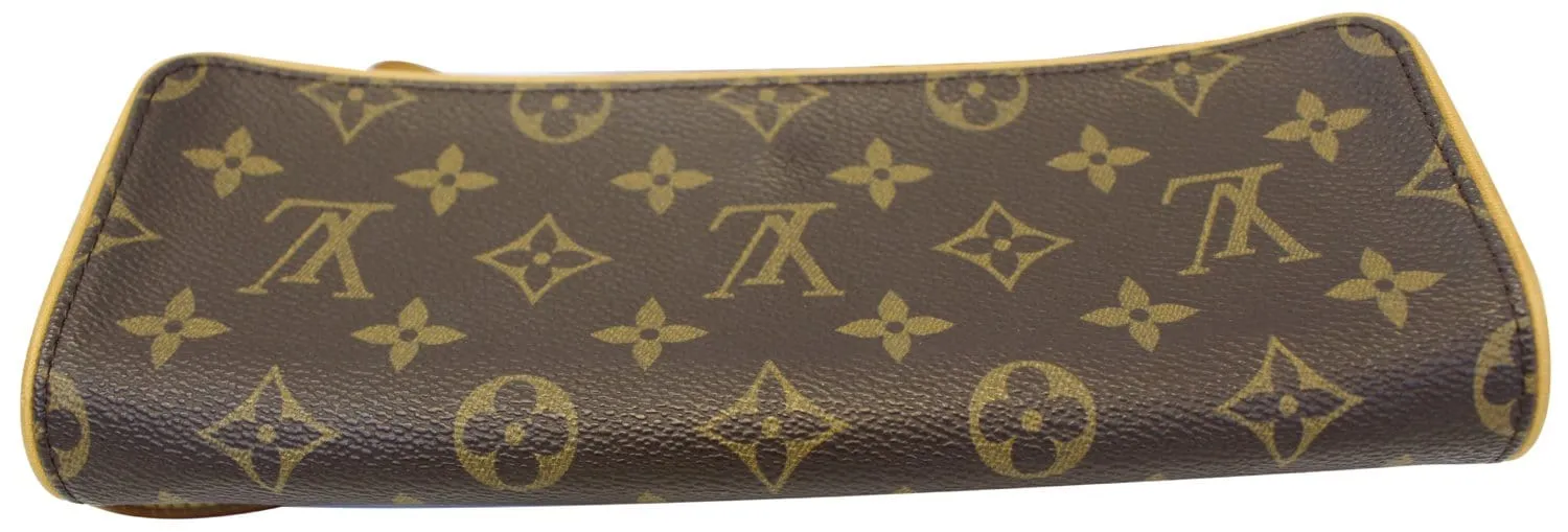 LOUIS VUITTON Twin GM Monogram Canvas Pochette Shoulder Bag