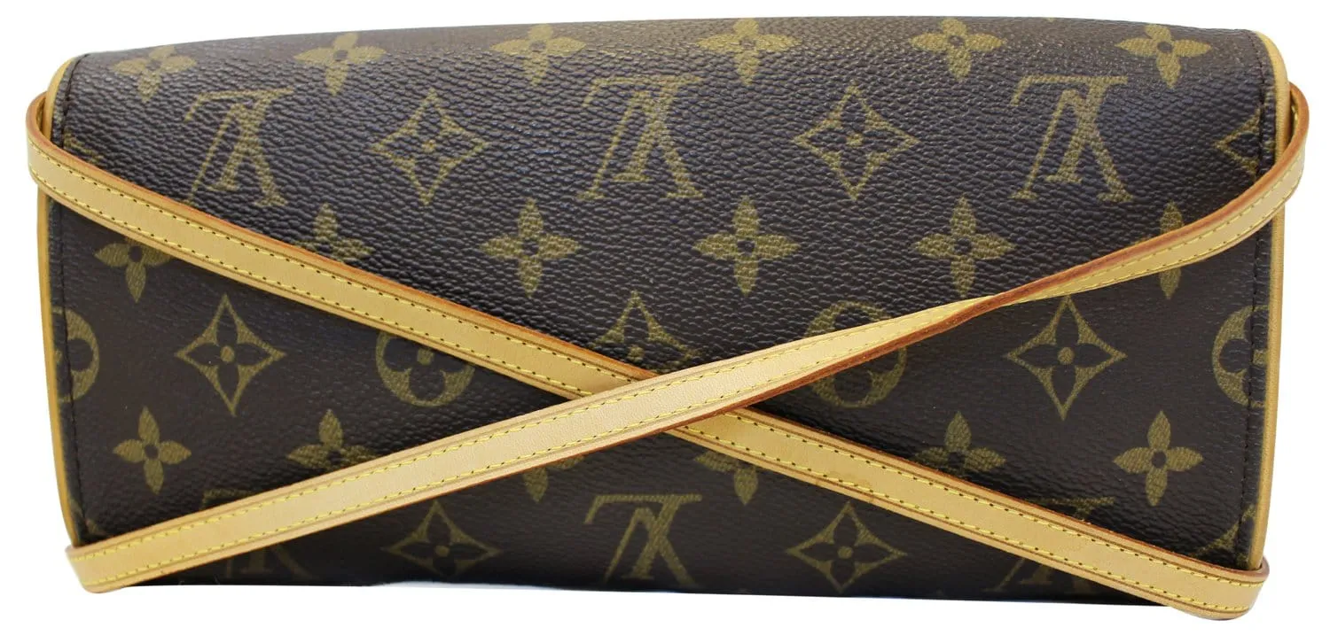 LOUIS VUITTON Twin GM Monogram Canvas Pochette Shoulder Bag