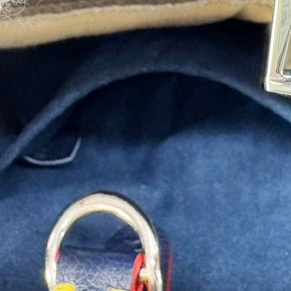 LOUIS VUITTON Twist Epi Leather 2Way Tote Bag Indigo
