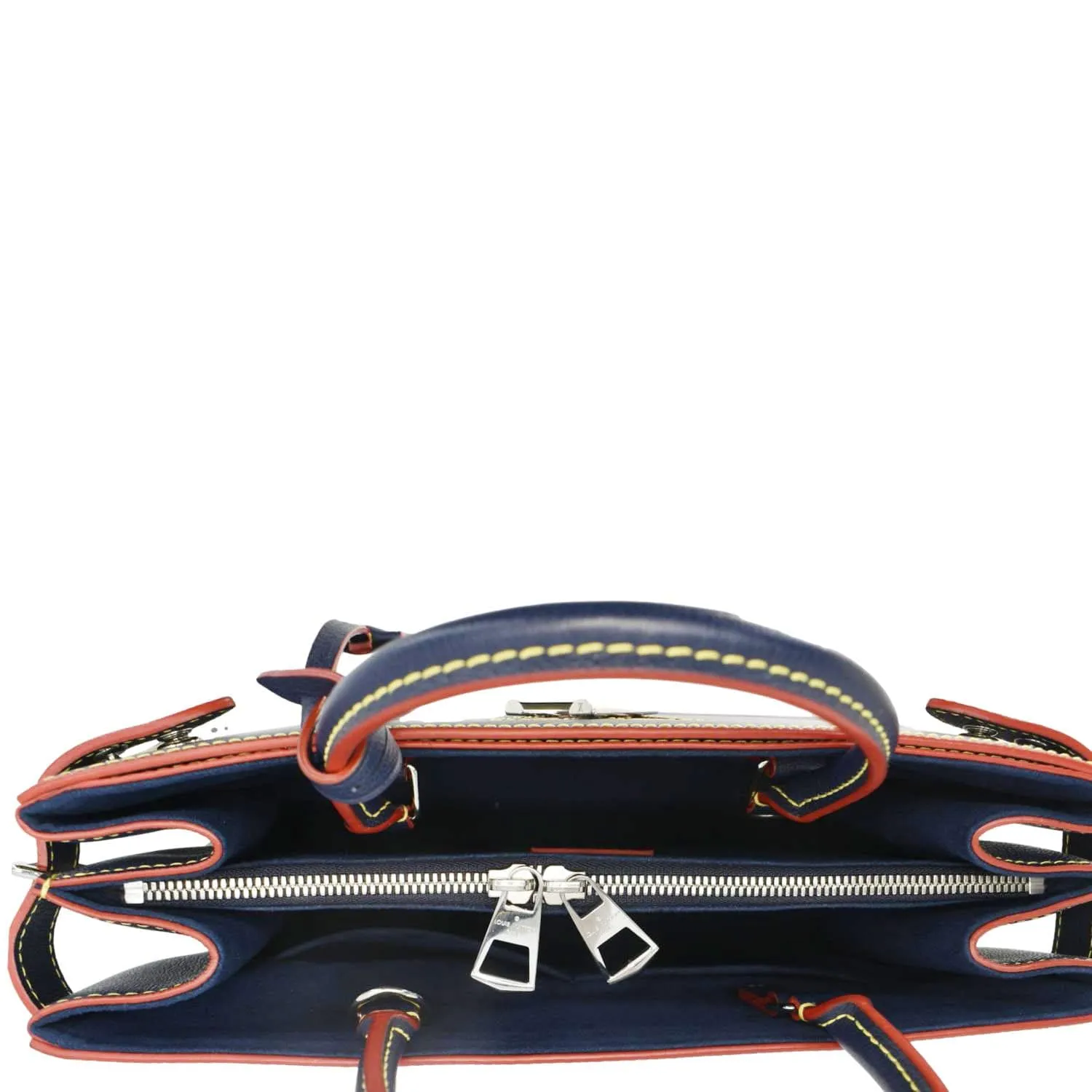 LOUIS VUITTON Twist Epi Leather 2Way Tote Bag Indigo