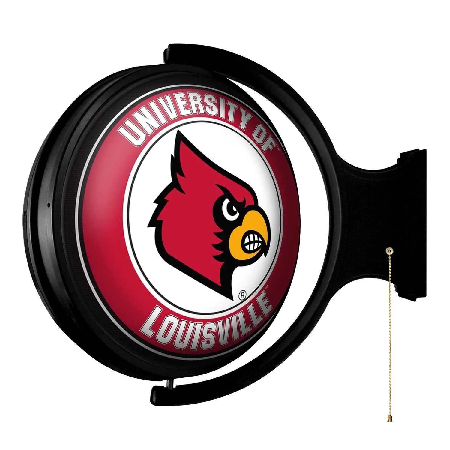 Louisville Cardinals: Original Round Rotating Lighted Wall Sign