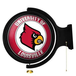 Louisville Cardinals: Original Round Rotating Lighted Wall Sign