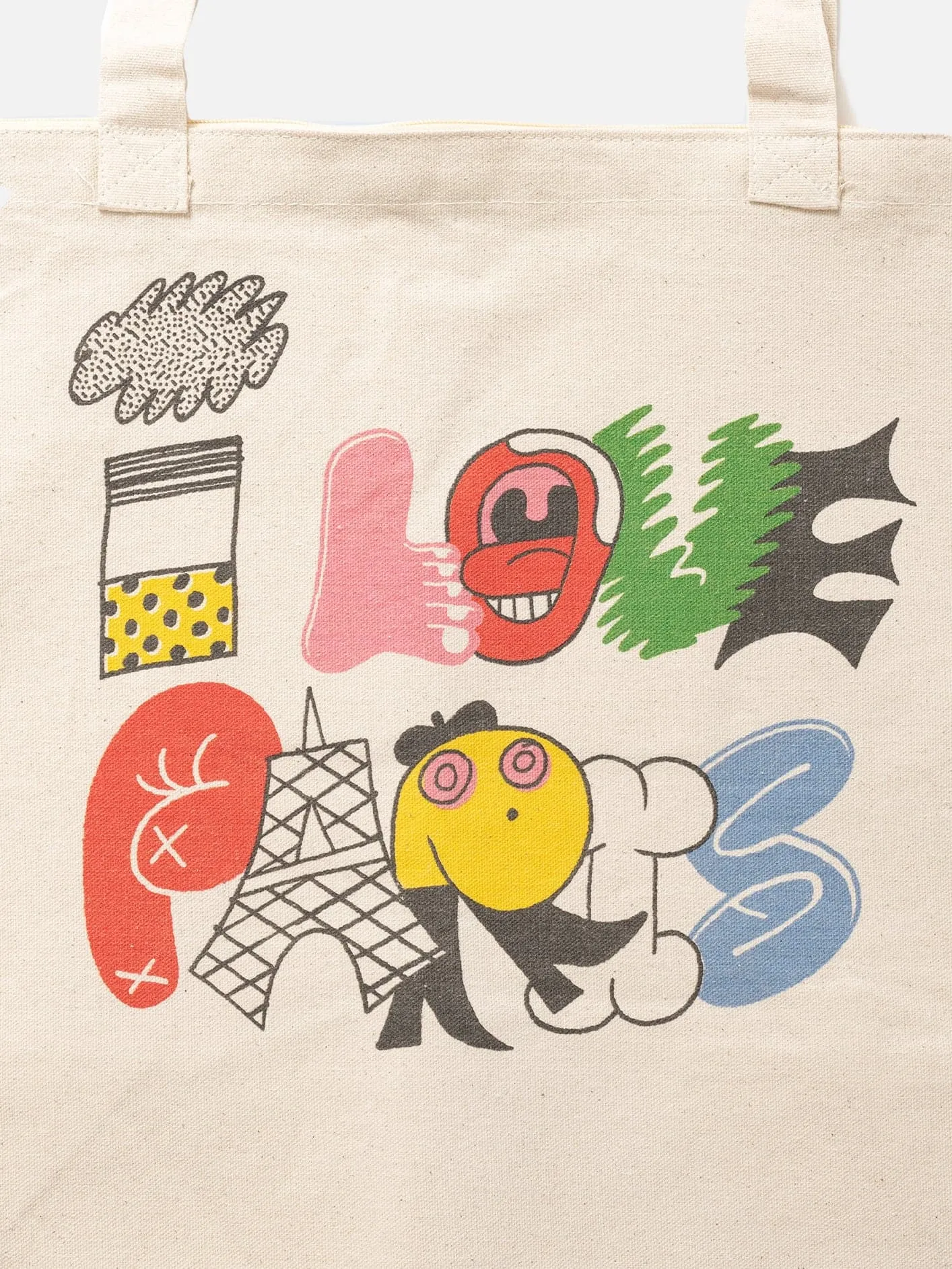Love from Paris! Tote Bag - Beige