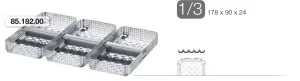 Low Profile Hygiene Washtray, 178 x 90 x 24 (85.182.00)