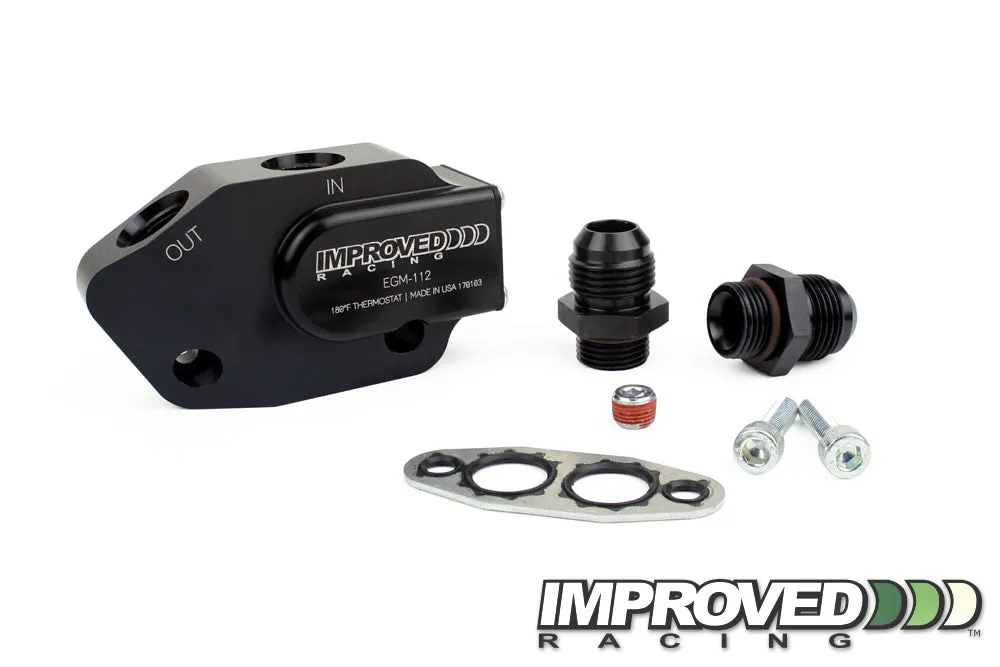 Low-Profile Oil Cooler With Thermostat for LS Engines