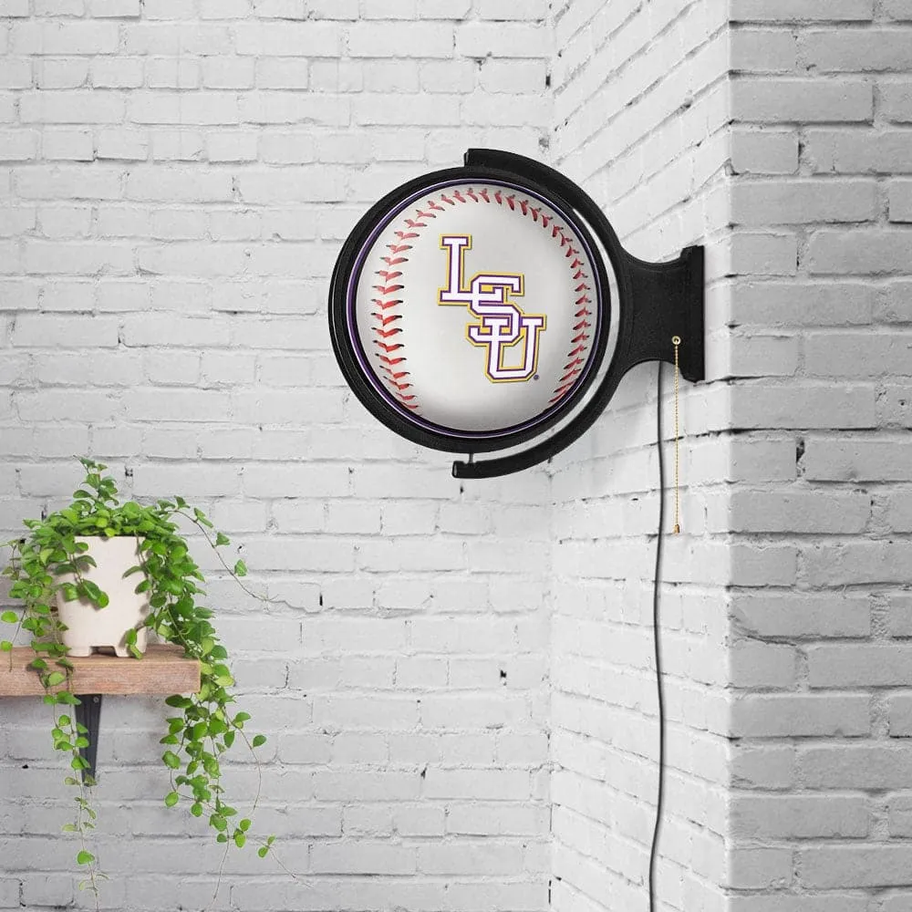 LSU Tigers: Baseball - Rotating Lighted Wall Sign