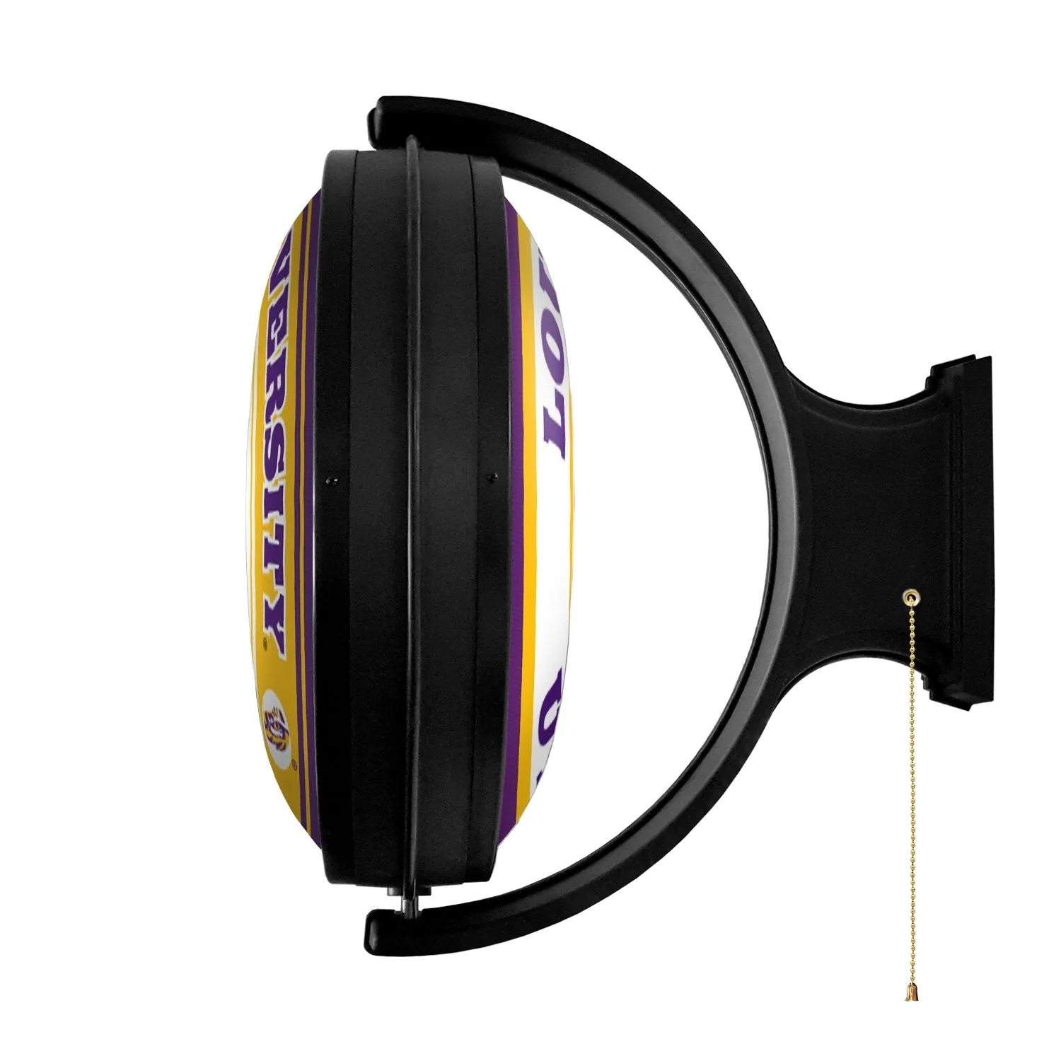 LSU Tigers: Original Round Double-Sided Rotating Lighted Wall Sign