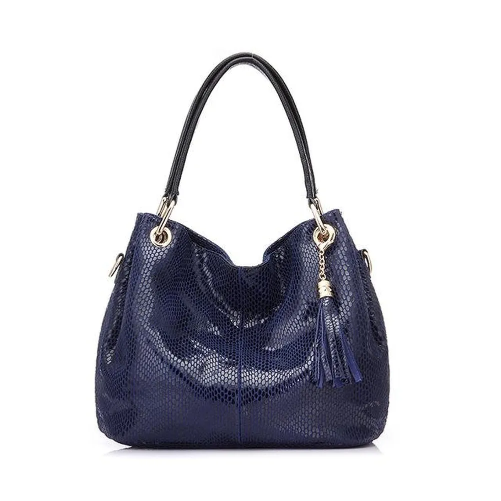 <bold>Hobo / Tote Bag <br>Genuine-Leather