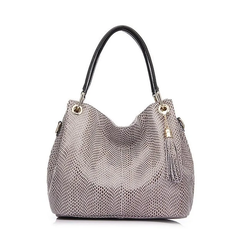 <bold>Hobo / Tote Bag <br>Genuine-Leather