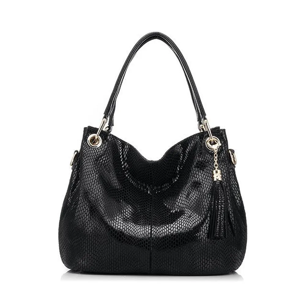 <bold>Hobo / Tote Bag <br>Genuine-Leather