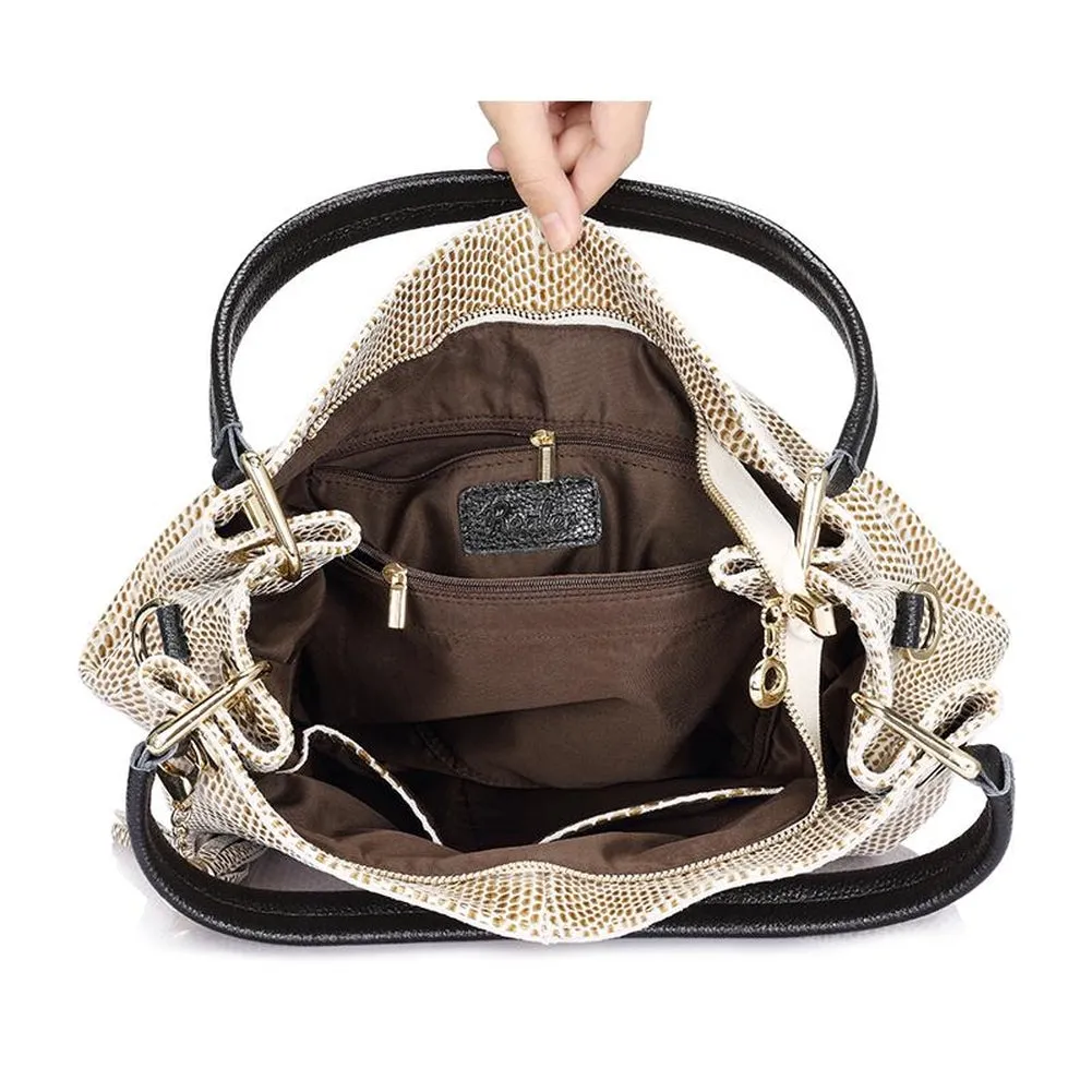 <bold>Hobo / Tote Bag <br>Genuine-Leather
