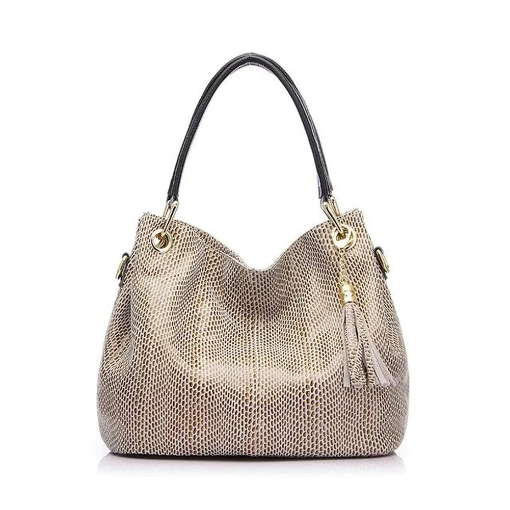 <bold>Hobo / Tote Bag <br>Genuine-Leather