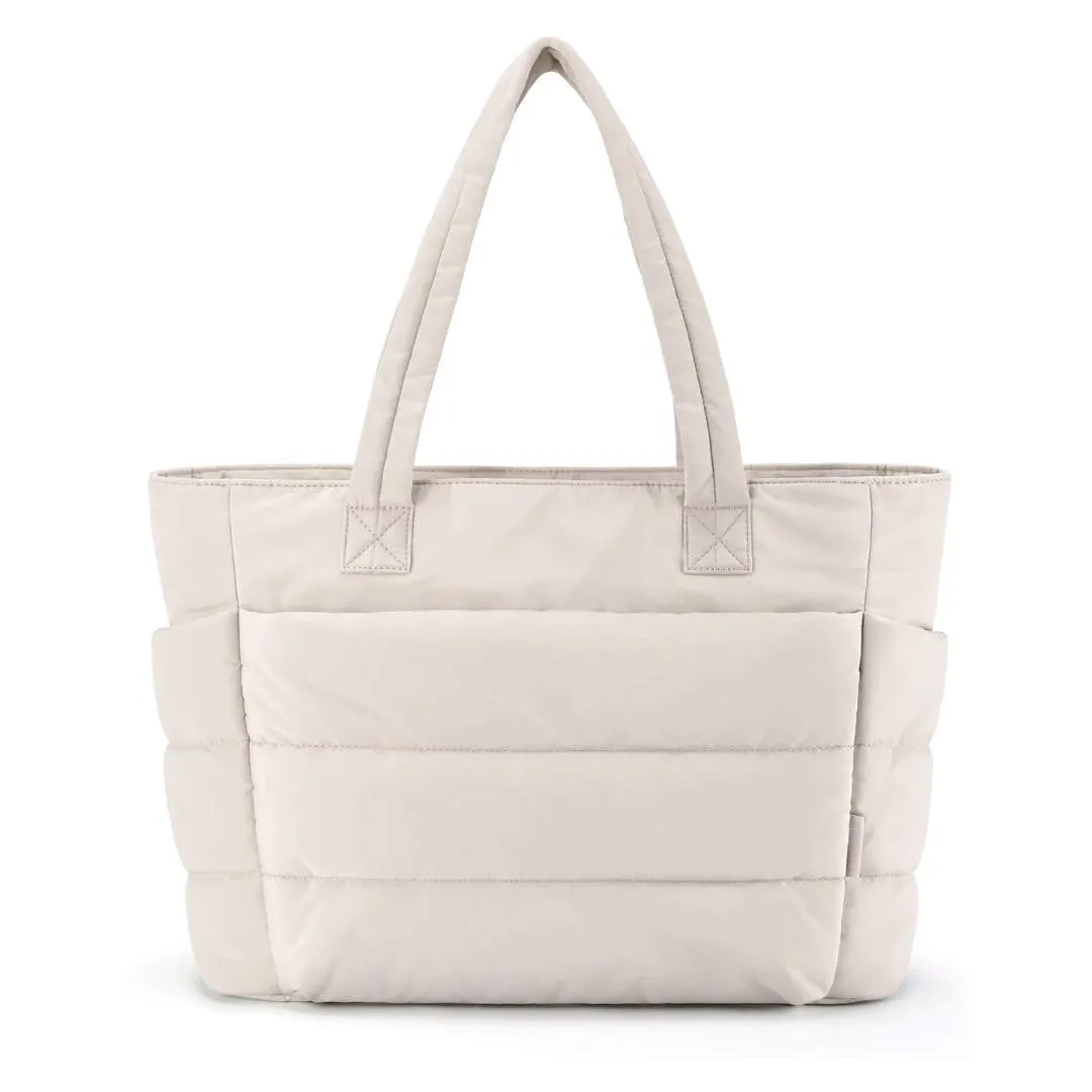Lucy™ | Quilted Puffer Tote Bag