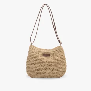 Madelyn™ | Woven Straw Shoulder Bag