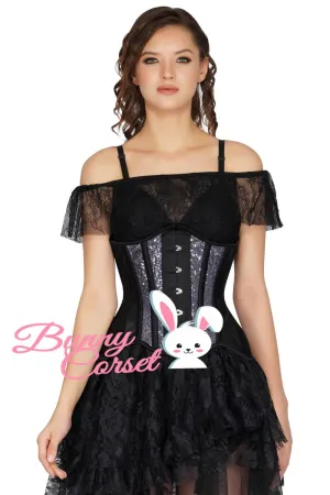 Madelynn Sequin Mesh Couture Corset
