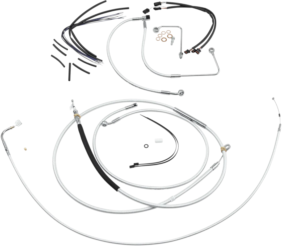 Magnum 387933 Sterling Chromite II Handlebar Installation Kit for 18-20in. Ape