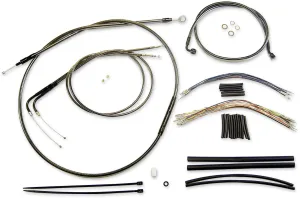 Magnum 487441 Black Pearl Handlebar Installation Kit for 12-14in. Ape