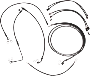 Magnum 487821 Black Pearl Handlebar Installation Kit for 12-14in. Ape