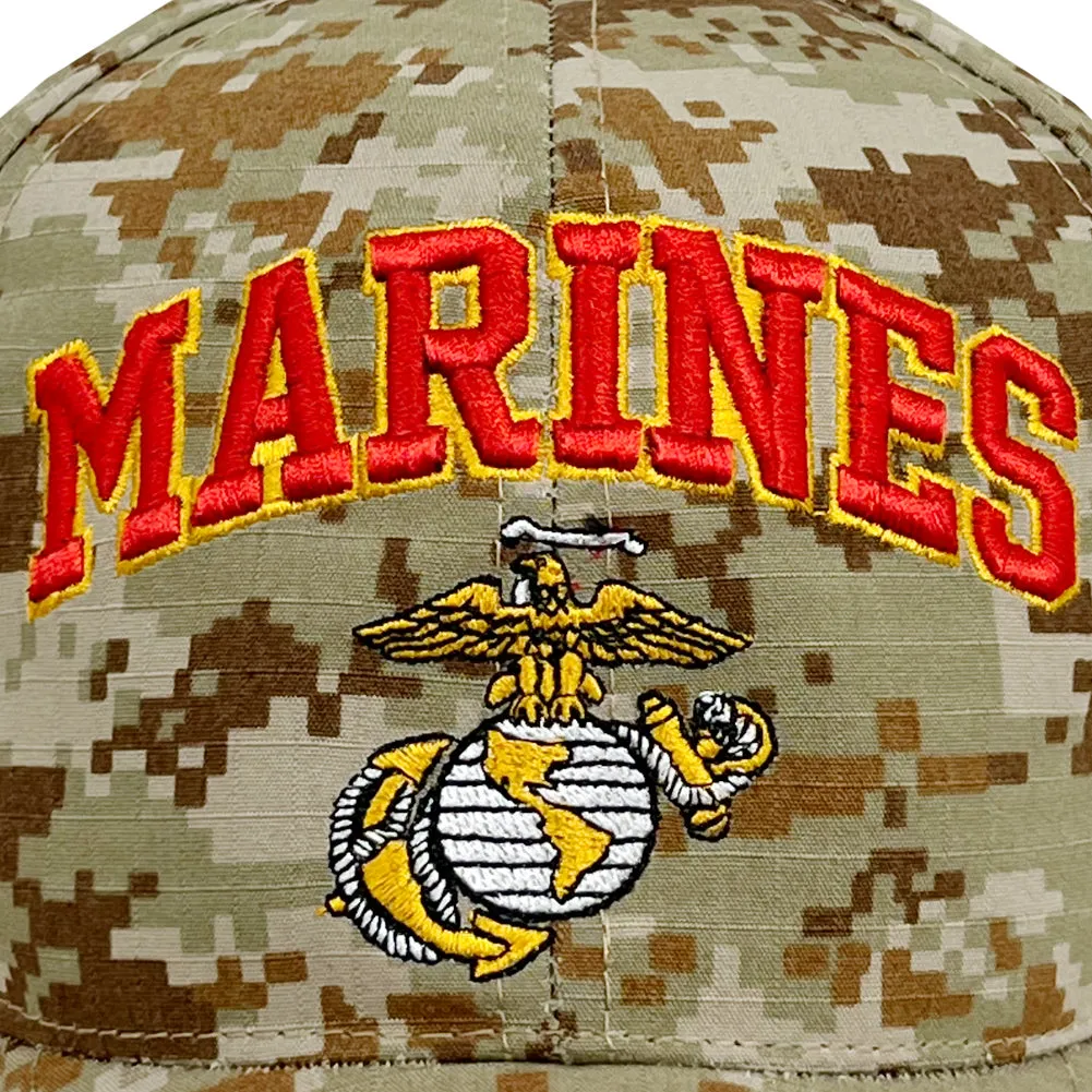 Marines EGA Veteran Digital Camo Hat