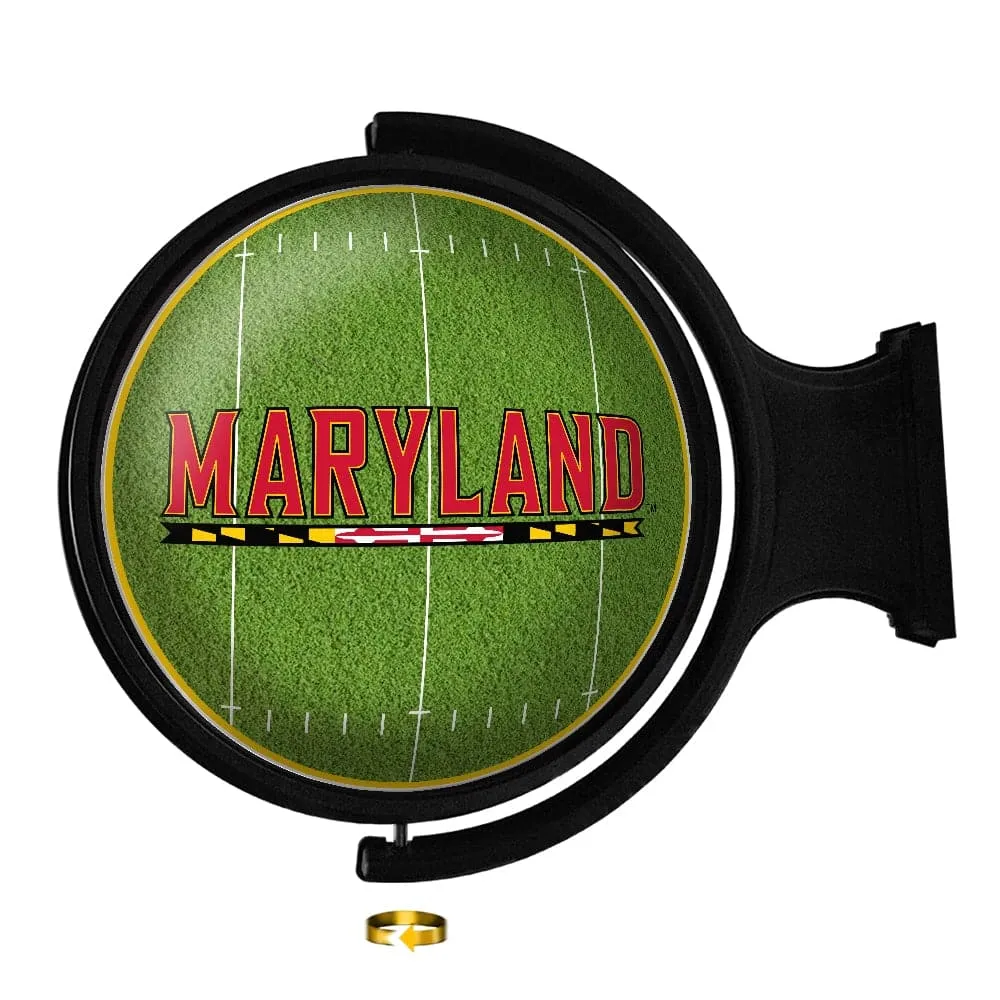 Maryland Terrapins: On the 50 - Rotating Lighted Wall Sign