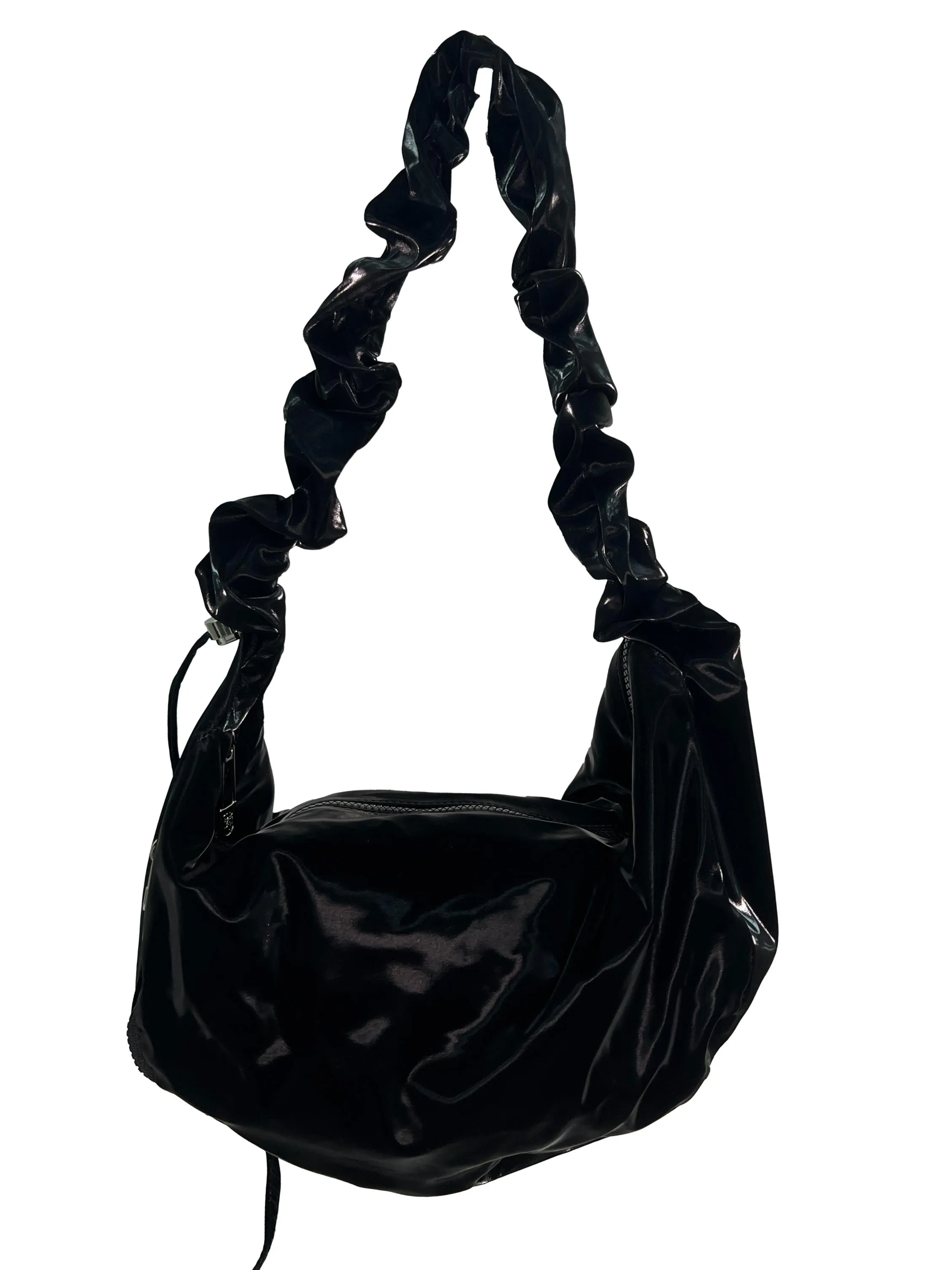 Medium Babe Bag Glossy Black