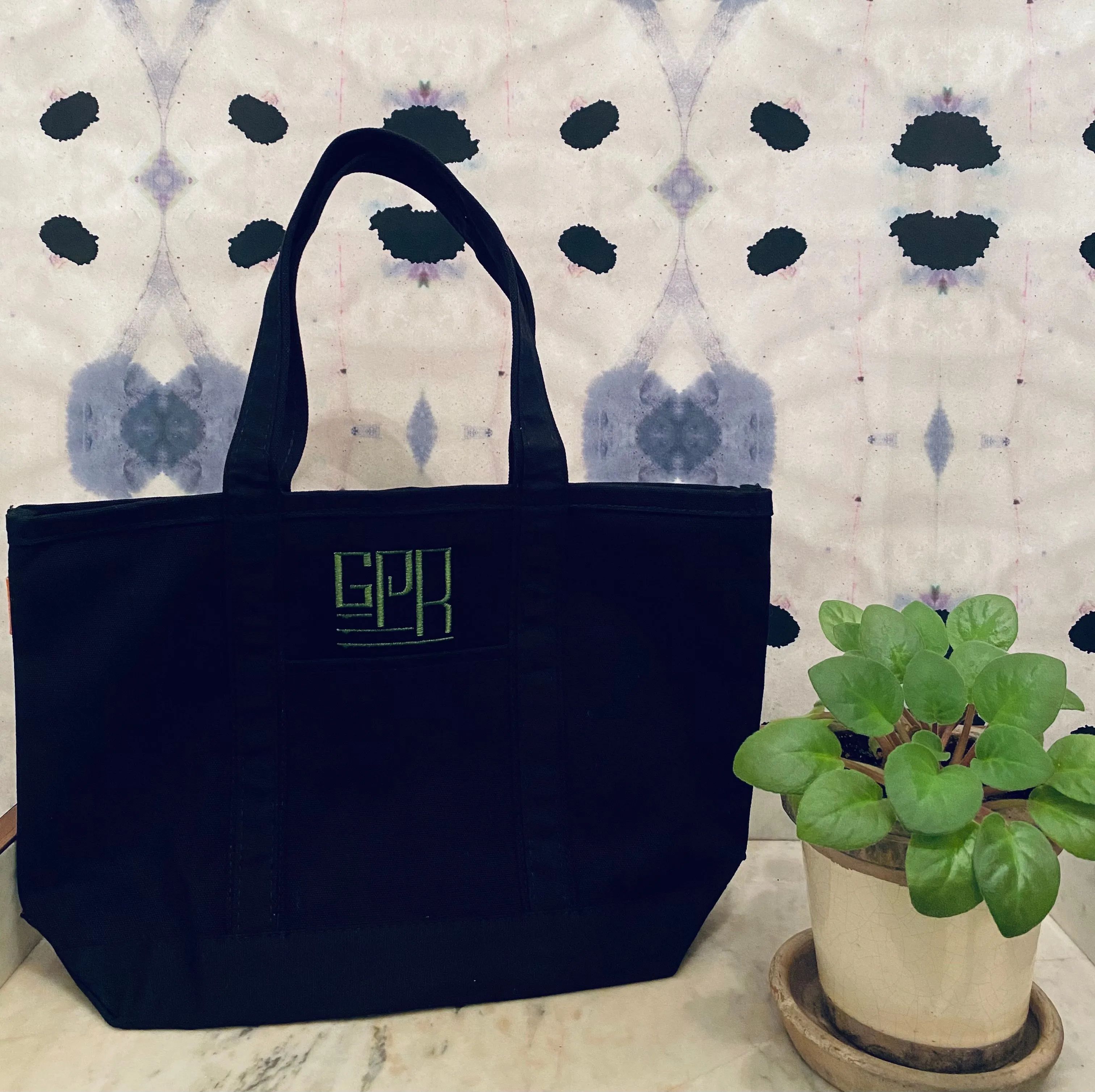 Medium Natural Canvas Tote Bag