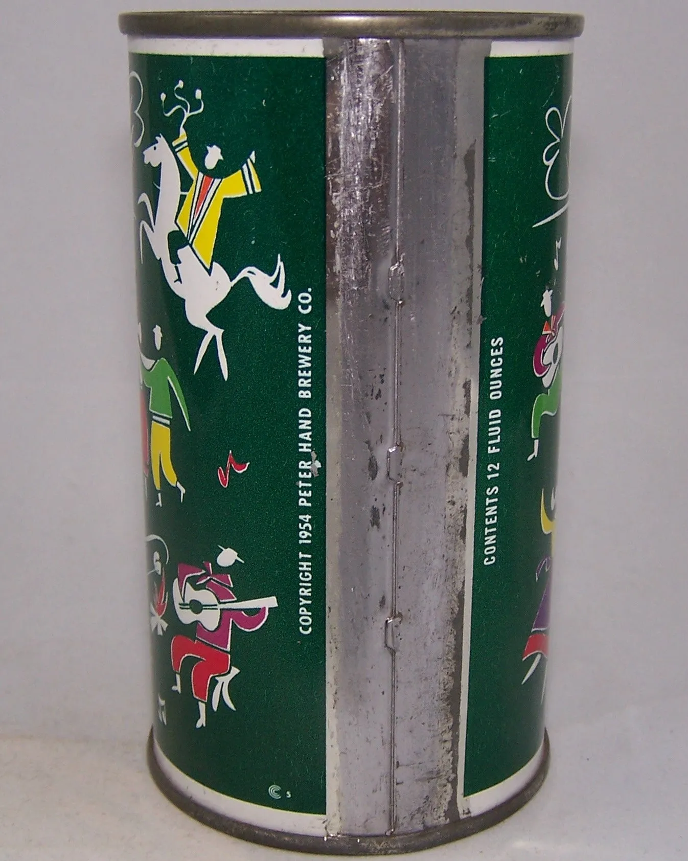 Meister Brau Beer, Country Can, (Gypsies) USBC 97-21, Grade 1/ 1  Sold on 10/24/15