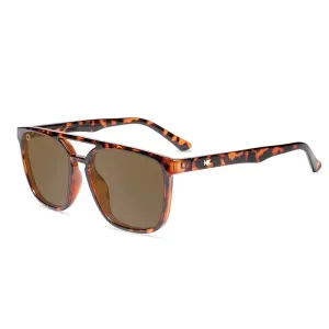 Men's Knockaround® Brightsides Sunglasses in Tortoise Shell and Amber