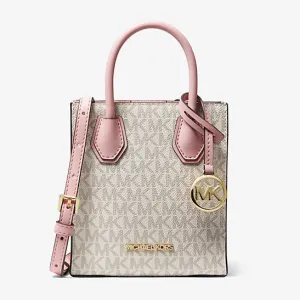 Mercer Extra-Small Logo and Leather Crossbody Bag