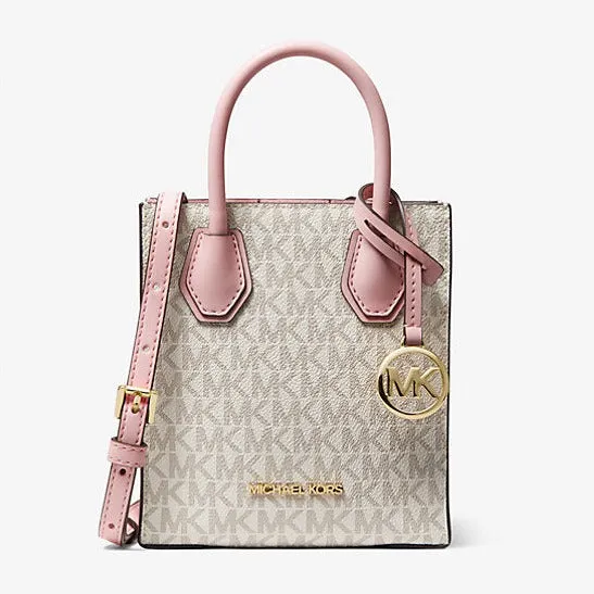Mercer Extra-Small Logo and Leather Crossbody Bag