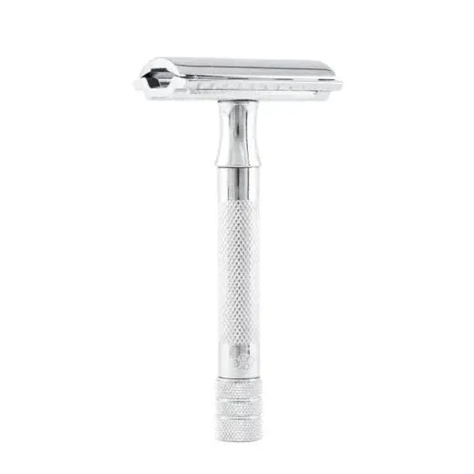 Merkur 33C Classic Double Edge Safety Razor Straight Cut Chrome