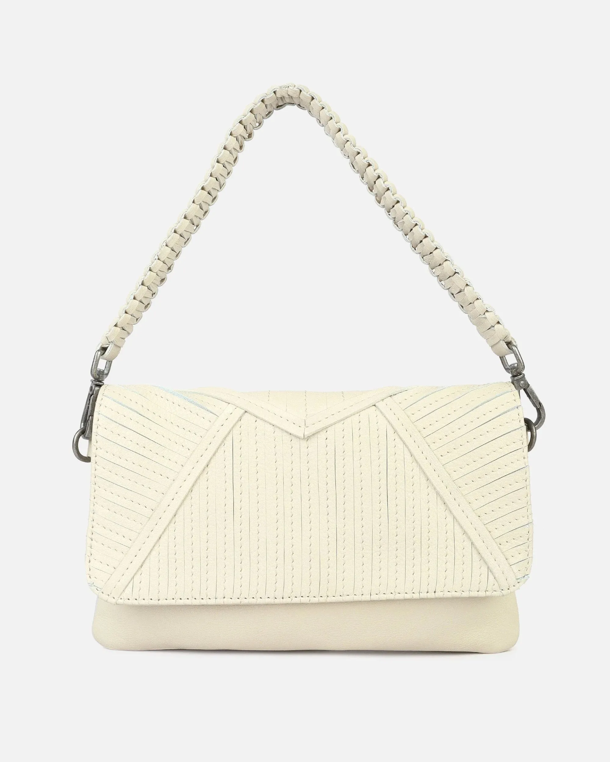 Merx | Leather Fold-Over Crossbody Bag