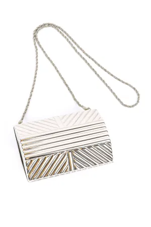 Metal Hexagonal Shoulder Clutch