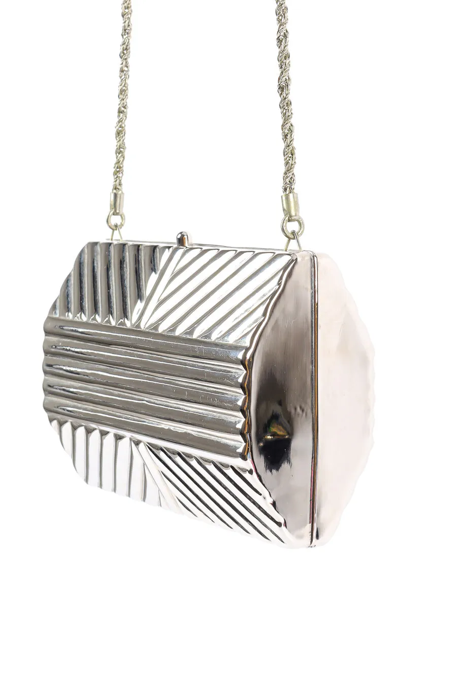 Metal Hexagonal Shoulder Clutch