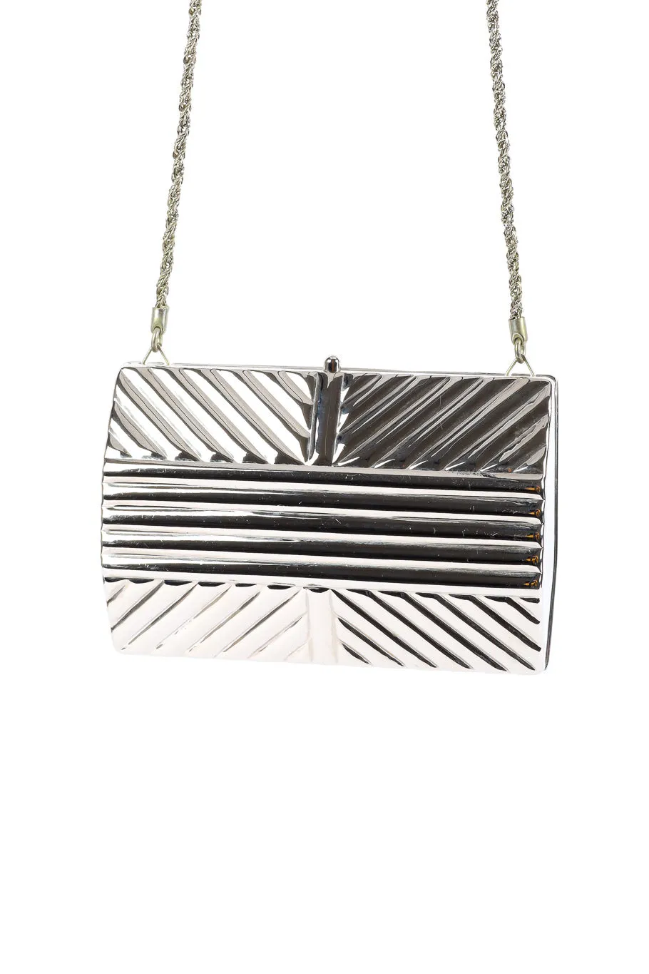 Metal Hexagonal Shoulder Clutch