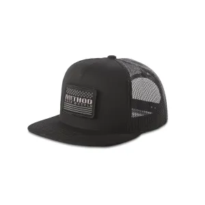 Method Stars & Bars Velcro Patch Flatbill Trucker | Snapback | Black