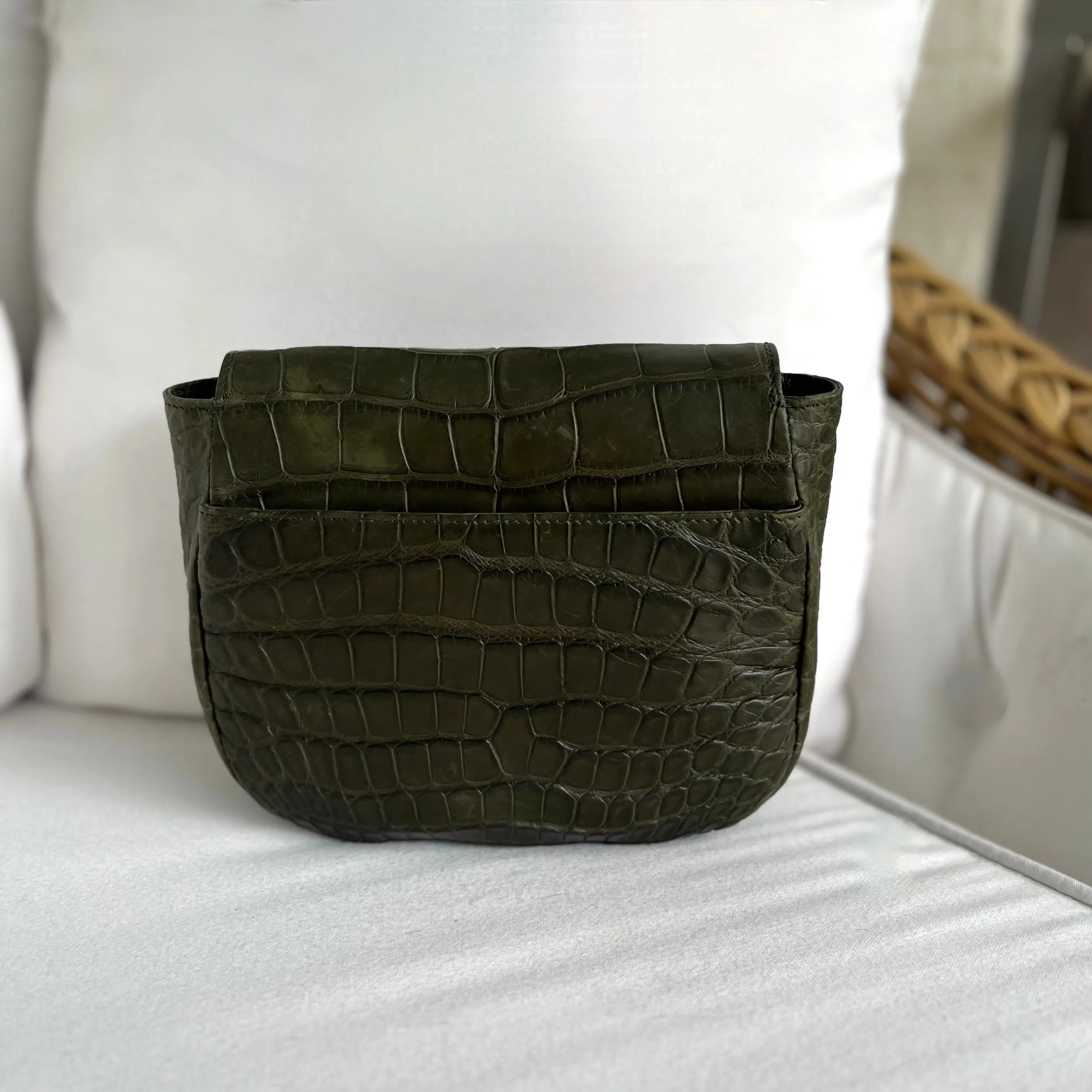 MINI ANTELOPE CROSSBODY - OLIVE GREEN MATTE  - IN STOCK NOW