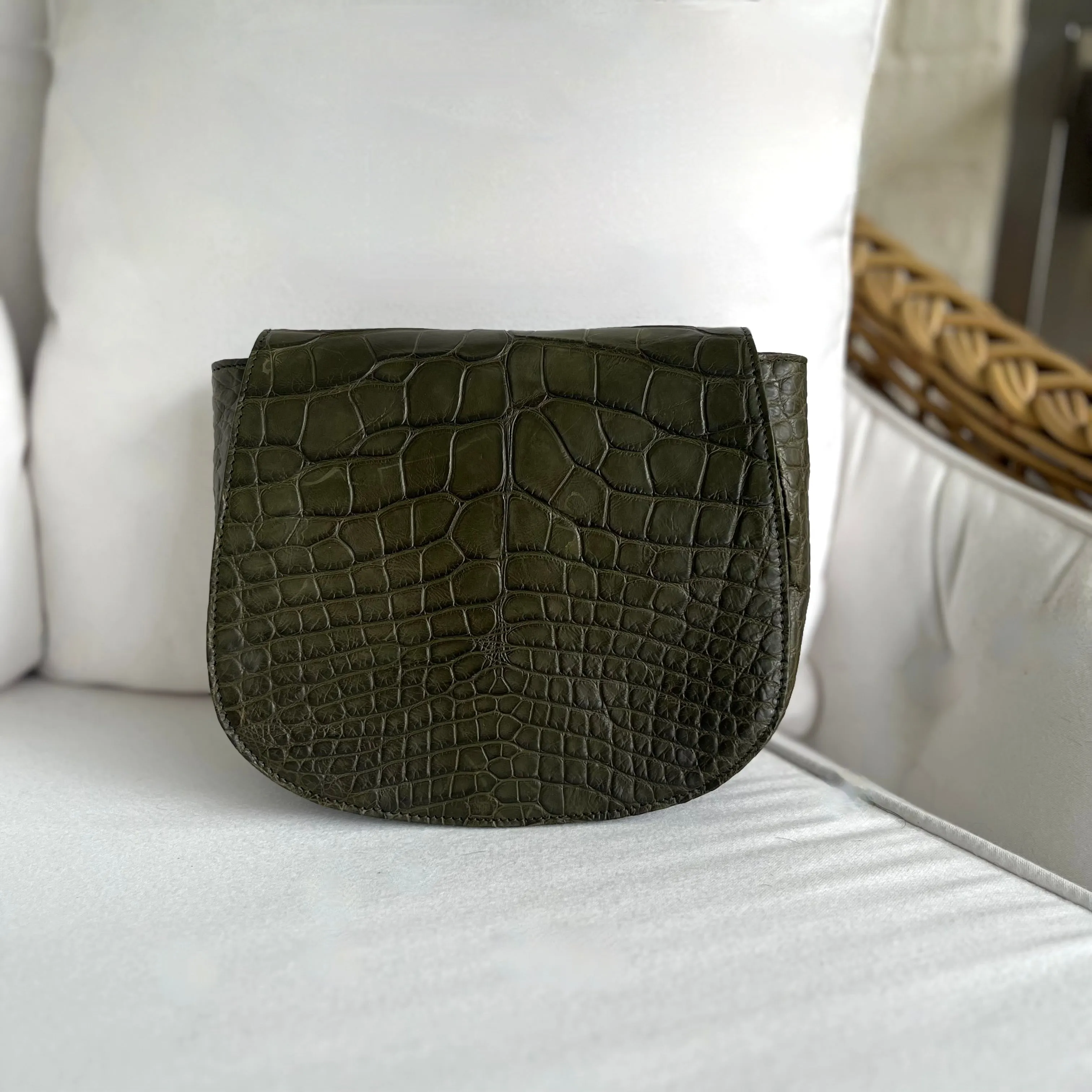 MINI ANTELOPE CROSSBODY - OLIVE GREEN MATTE  - IN STOCK NOW