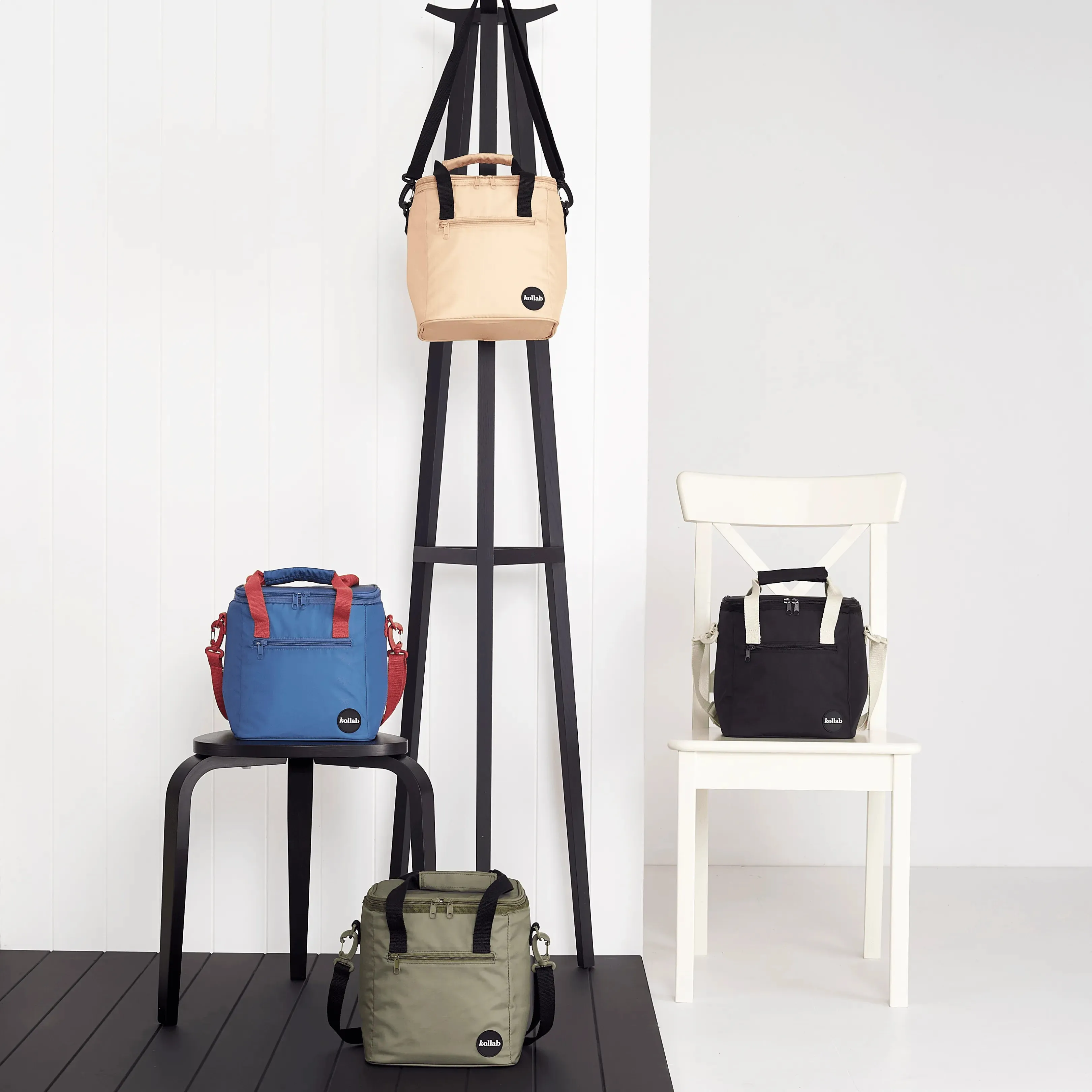 Mini Cooler Khaki Black