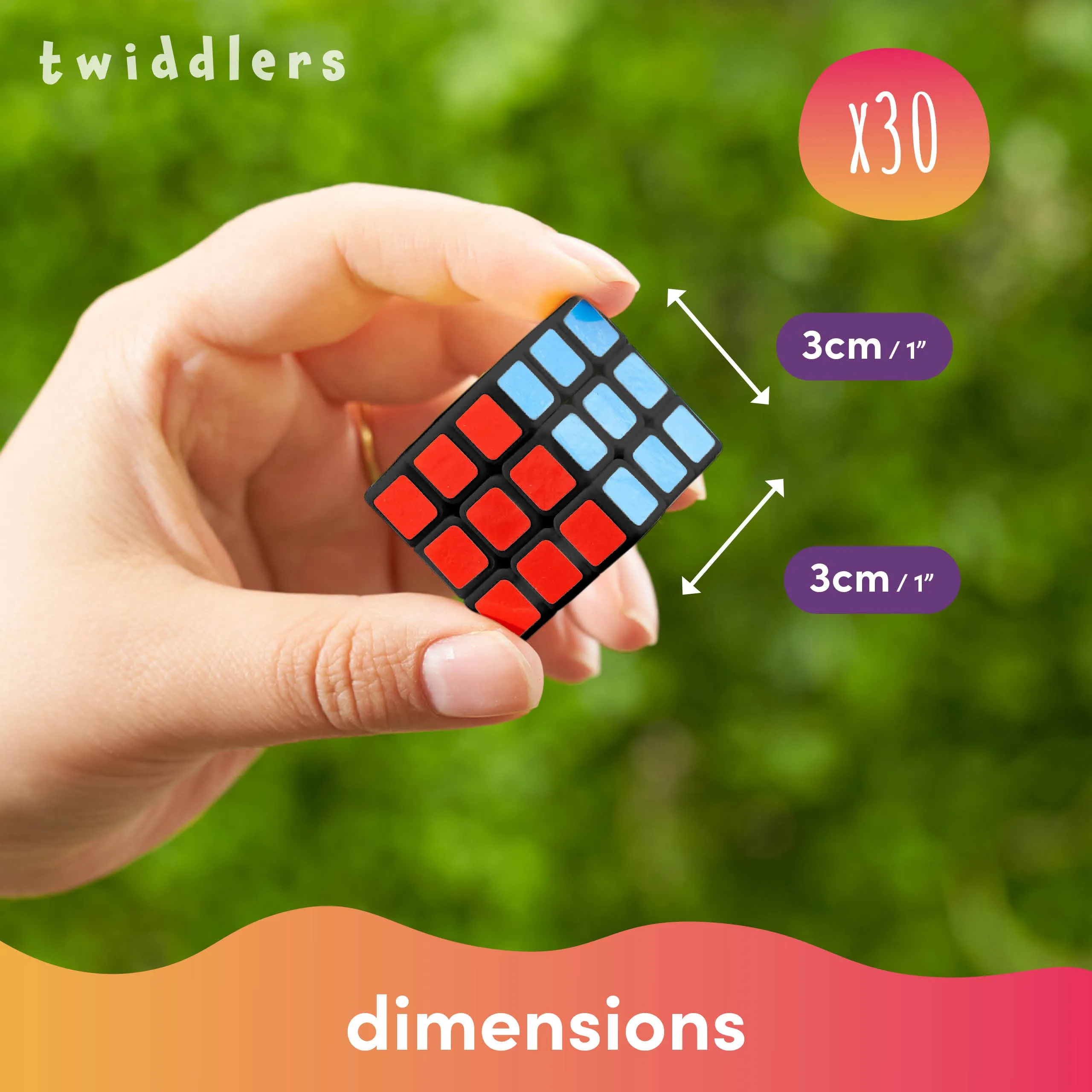 Mini Puzzle Speed Cubes